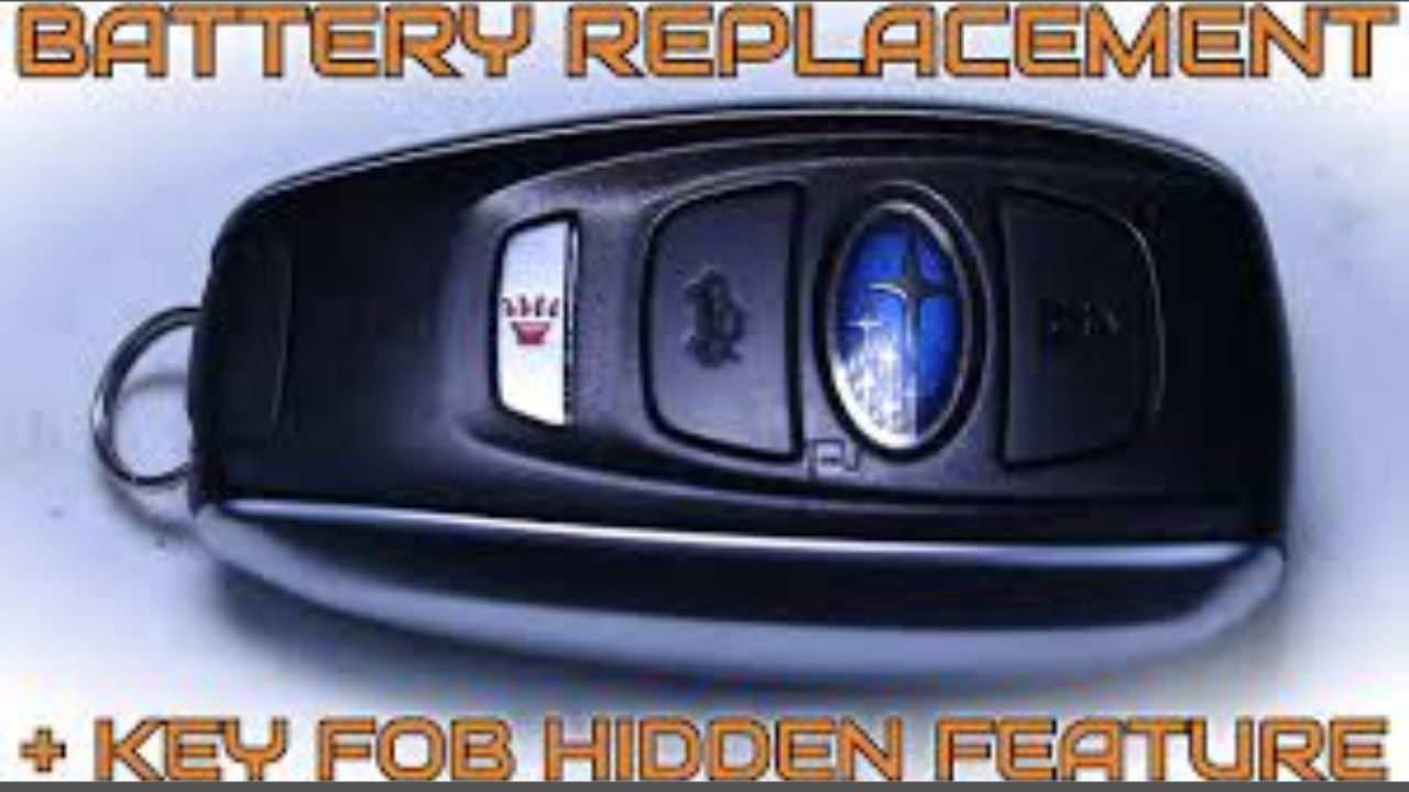 How to Replace Battery in Subaru Key Fob
